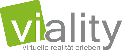 viality AG Logo, Marktführer für virtuelle Messen und hybride Events