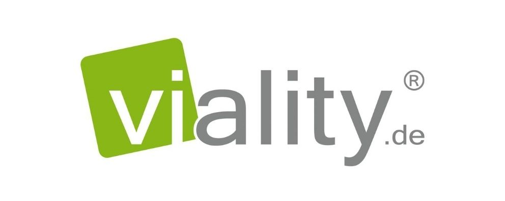viality AG Logo, Marktführer für virtuelle Messen und hybride Events
